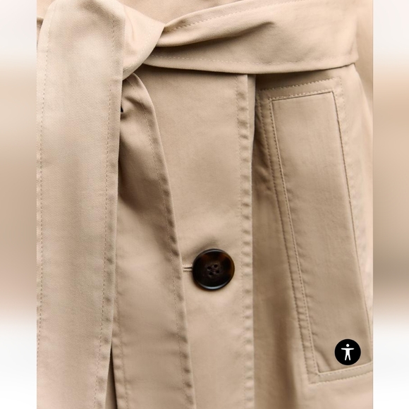 ❌️SOLD❌️CLASSIC BELTED TOPCOAT SIZE M - Picture 8 of 9